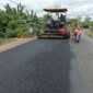 Foto: Proses pengerjaan di ruas jalan Bontang-Sangatta oleh BBPJN Kaltim.Foto by BBPJN Kaltim